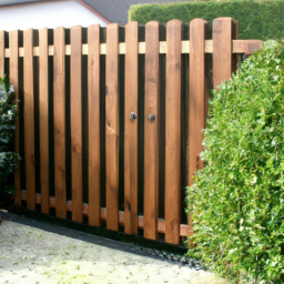 Portillon en Bois Rustique pour un Accueil Chaleureux Carpentras